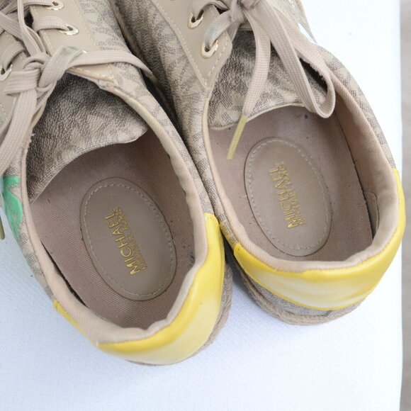 Michael Kors Poppy Espadrille Platform Sneakers Hotel Collection Sz 9 - Picture 5 of 9